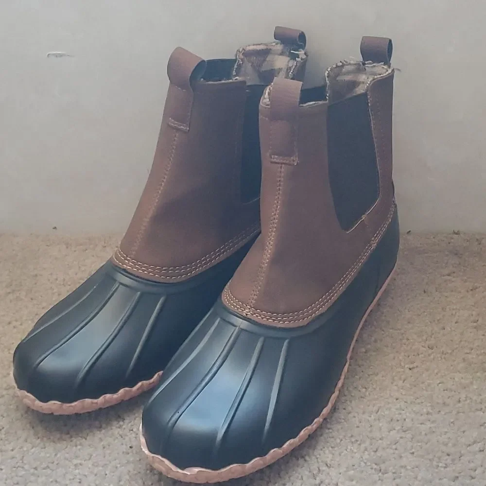 Weatherproof Vintage Adam II Duck Boots Brown/Navy – Men’12 – Preowned